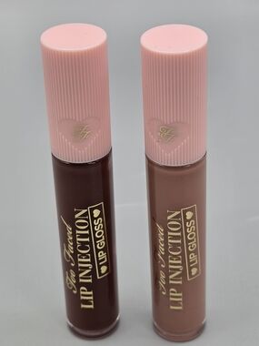 Too Faced Lip Injection Lip Gloss Set Plumper Duo